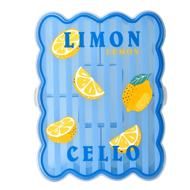 Cook with Color Lemon Snack Box with Lid, Figural Food Storage Container | Walmart (US)