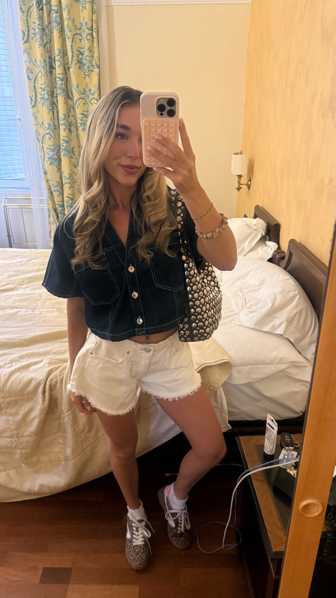 Rome OOTD!! Top is Zara so can’t link unfortunately. Loveee these FP shorts!!! Feel so fun & flattering. Usually size 24-25 & got a size 25!

#LTKootd #LTKgrwm #LTKdayinmylife