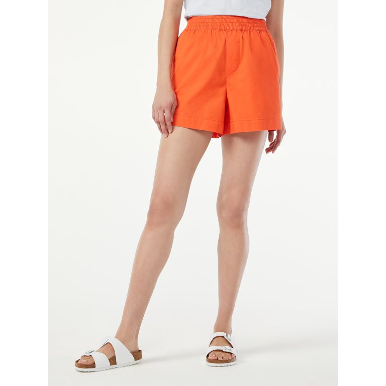 Free Assembly Women's Pull On Boxer Shorts - Walmart.com | Walmart (US)