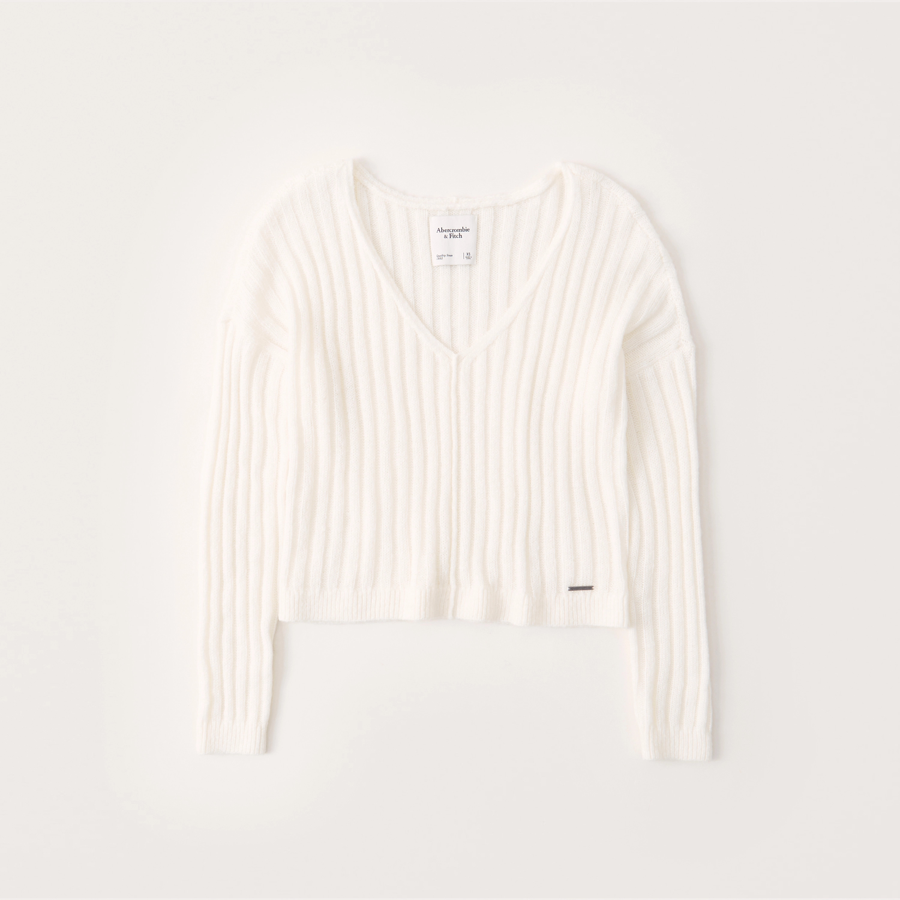Boxy V-Neck Sweater | Abercrombie & Fitch (US)
