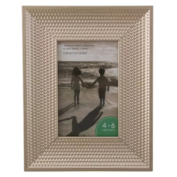 Northlight 4" x 6" Champagne Gold Honeycomb Rectangular Photo Frame 9.5" | Target