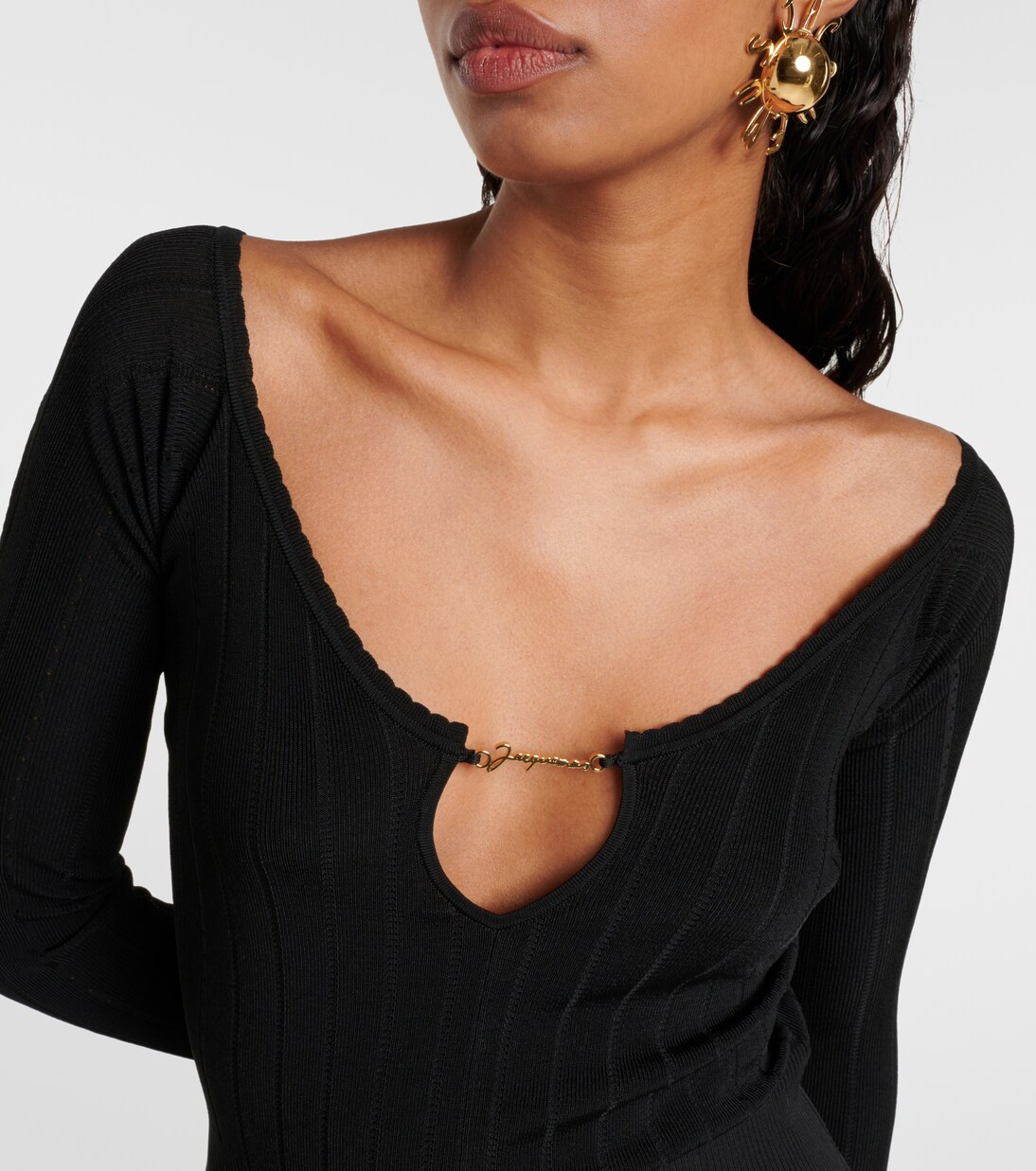 Le Haut Pralu logo ribbed-knit top | Mytheresa (UK)