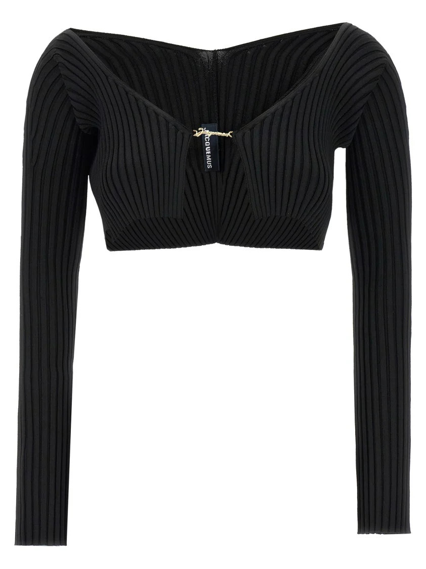 'Le Maille Pralu' Cropped Cardigan | Shop Simon