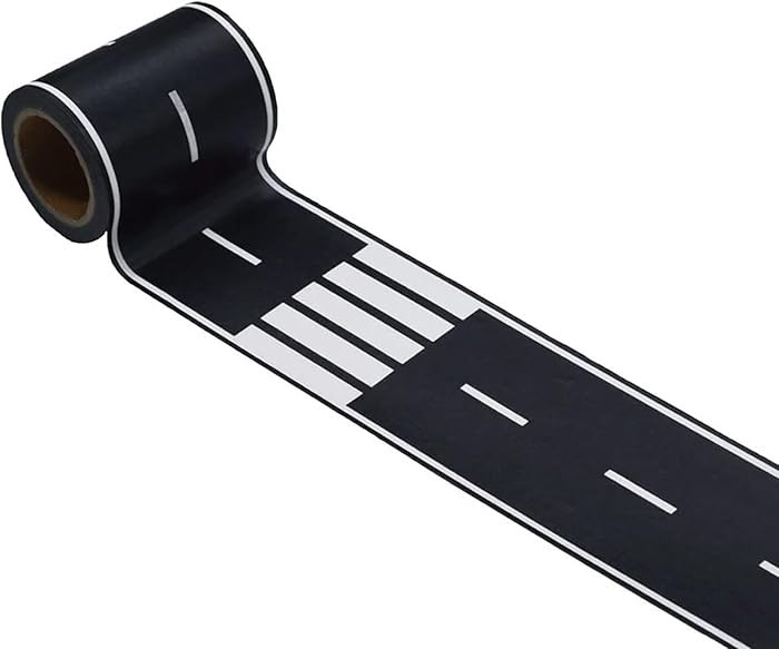 Black Road Track Tape,Toy Car Road Tape Track for Kids,Race Cars Decorations for Kids Birthday Pa... | Amazon (CA)