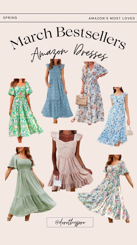 March Bestselling dresses from AMAZON!! These are perfect for any occasion in the spring or summer! 

#LTKstyletip #LTKsalealert #LTKfindsunder50