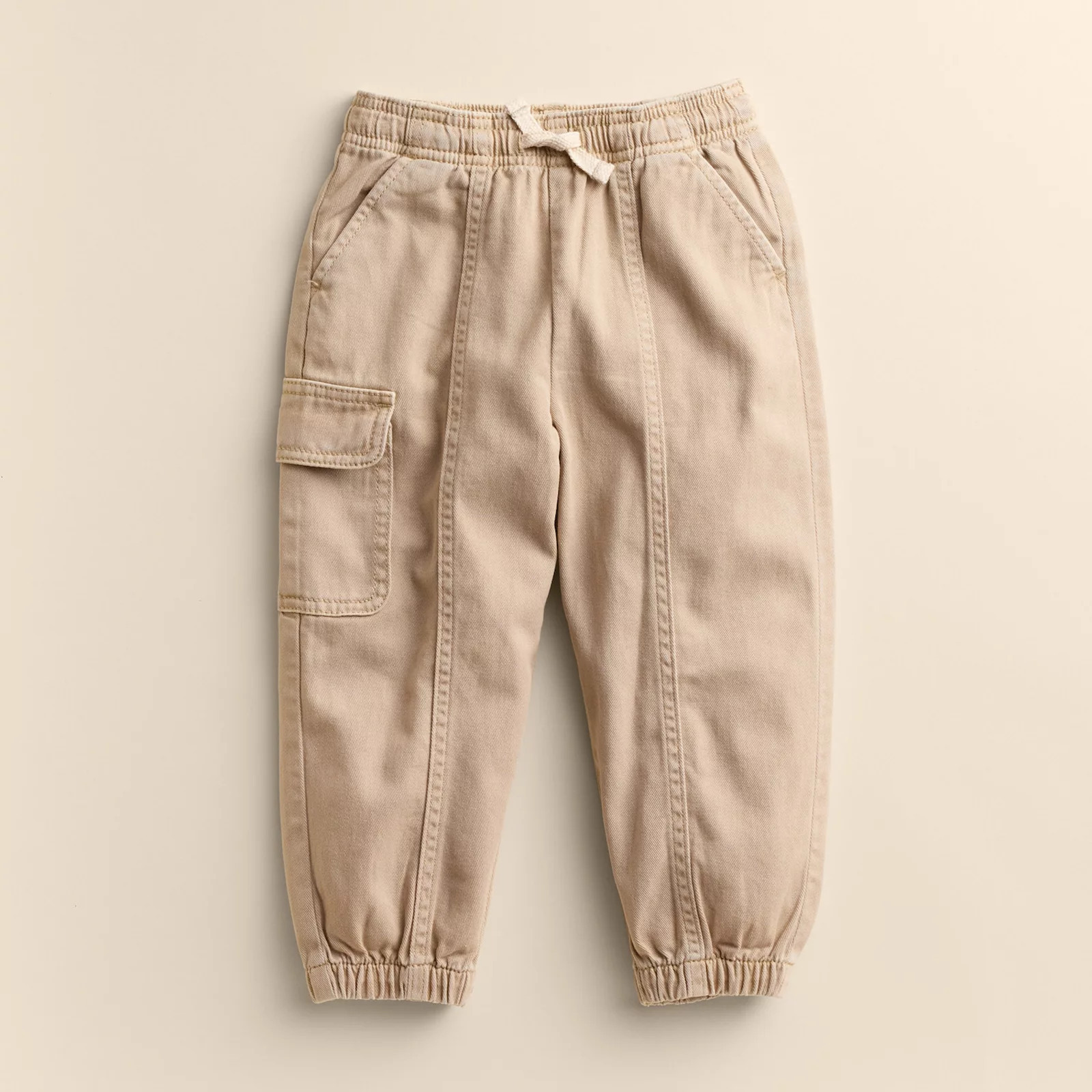 Kids 4-12 Little Co. by Lauren Conrad Cargo Twill Joggers, Girl's, Beige Terrain | Kohl's