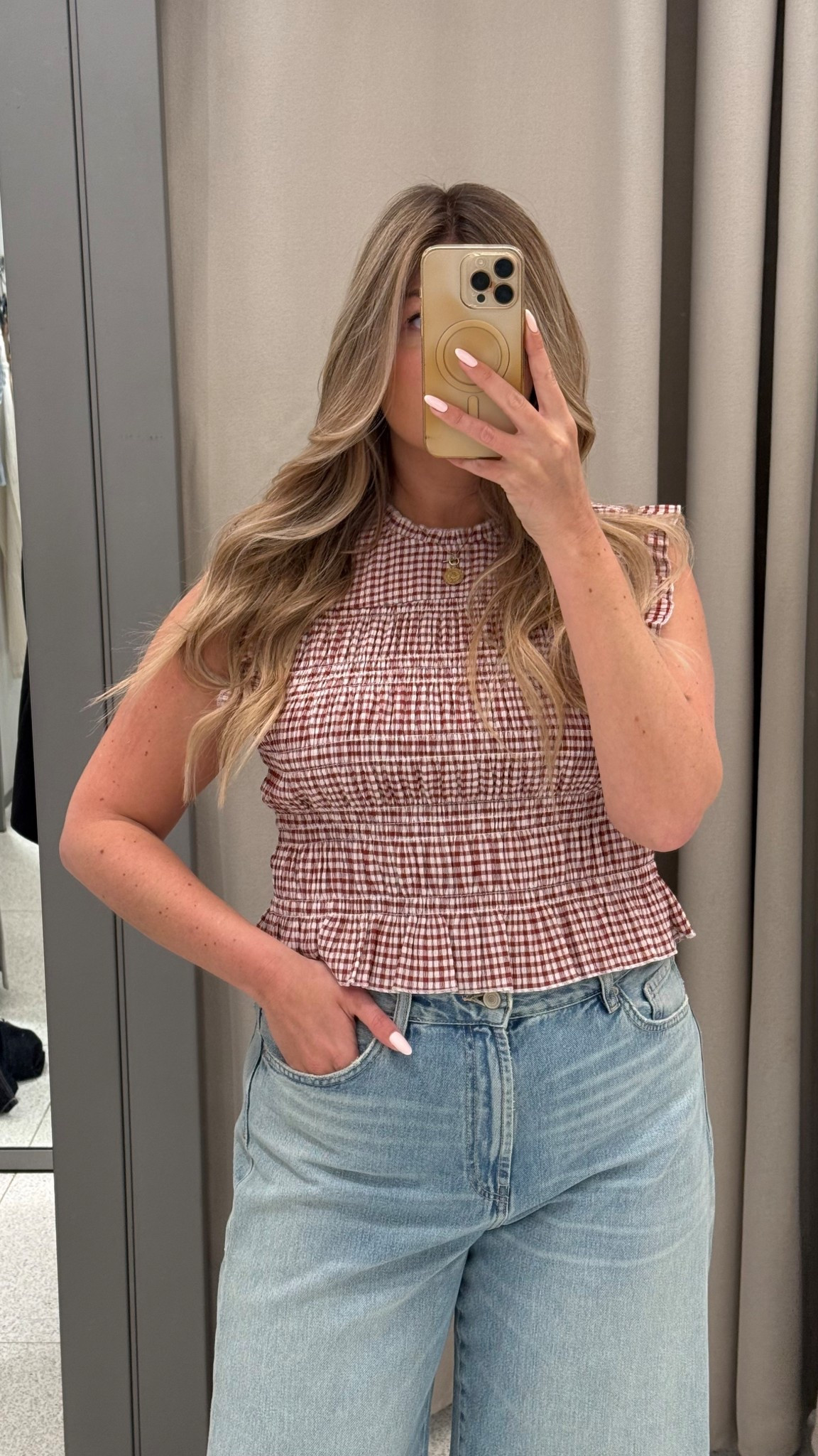 vichy top 

#LTKspring #LTKmidsize #LTKfrance