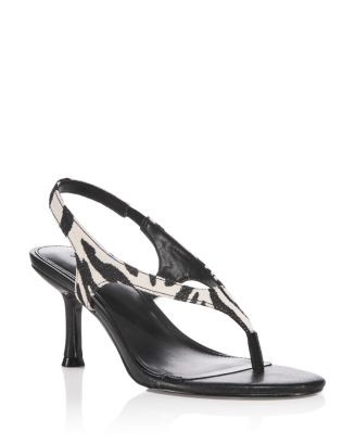 AQUA Women's Dana Animal Print Thong Sandals - Exclusive | Bloomingdale's Shoes | Bloomingdale's (US)