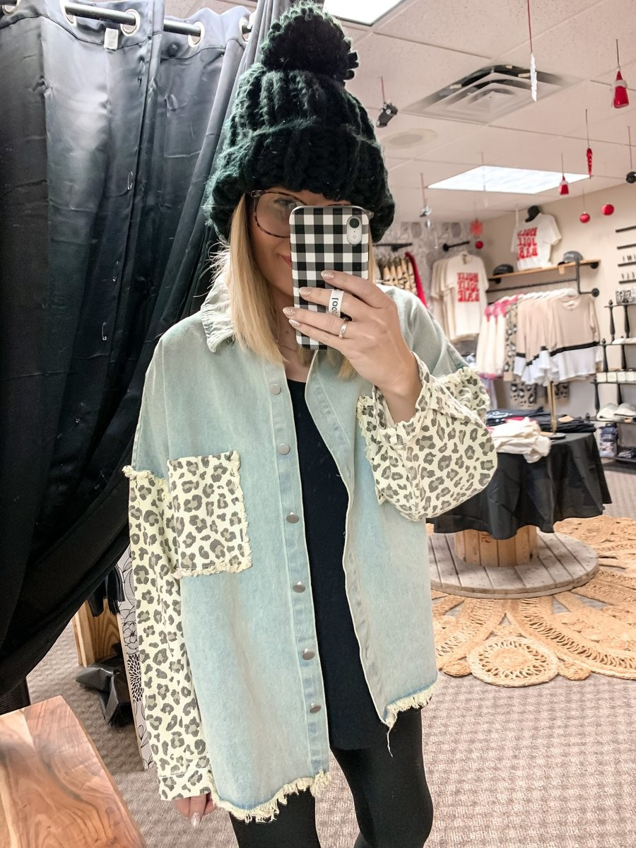 Showstopper Denim Shacket | Shop Jen Miracle LLC