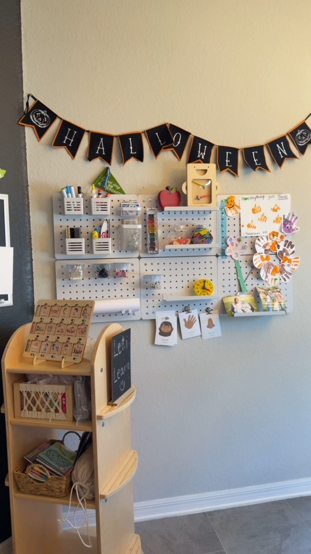 Magnetic pegboard system!! 

#LTKHome #LTKKids #LTKFamily