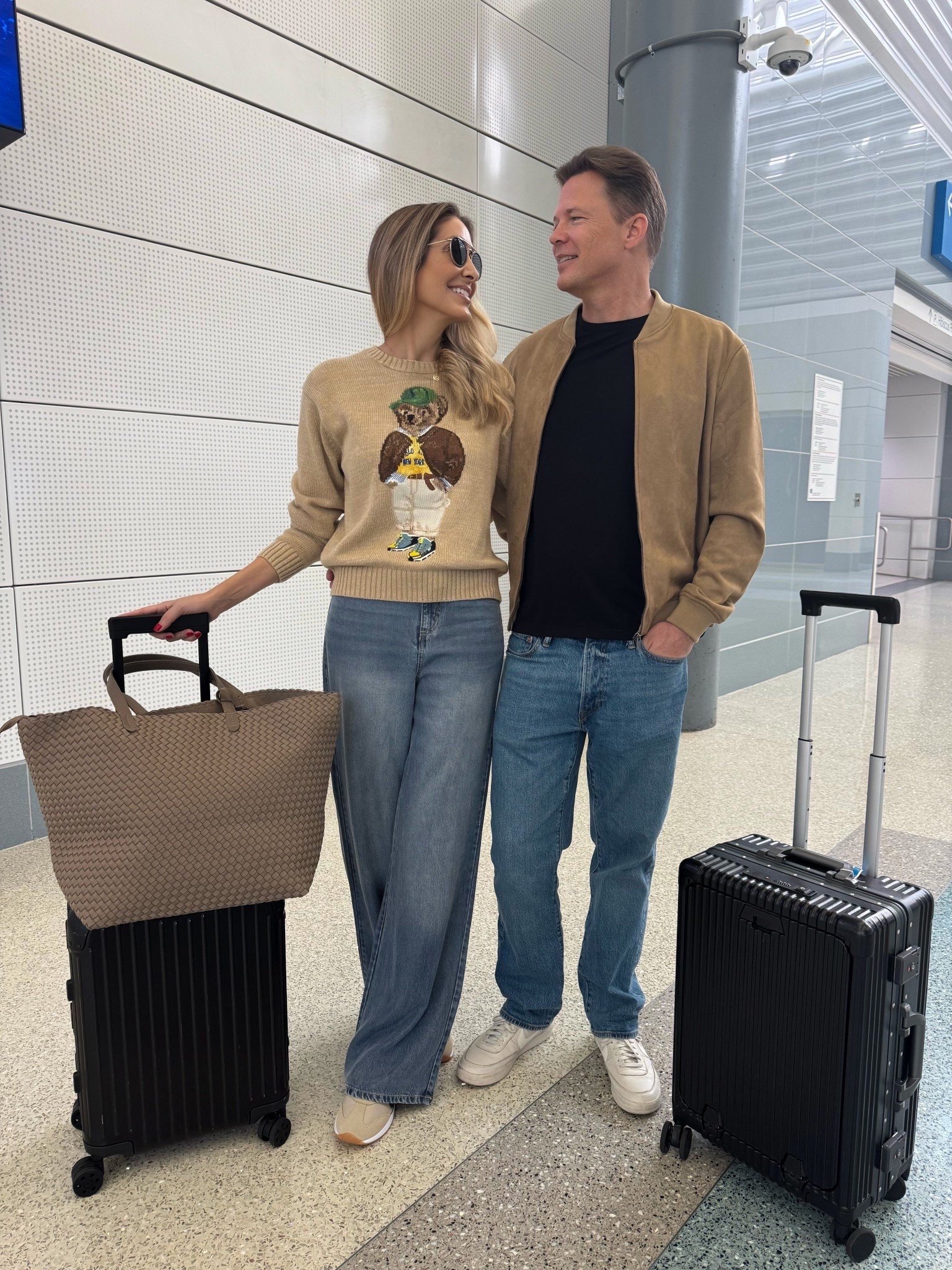 Airport travel outfit idea couple edition! Elegant and comfortable, fits true to size and I’m wearing size small 



#LTKSeasonal #LTKTravel #LTKStyleTip