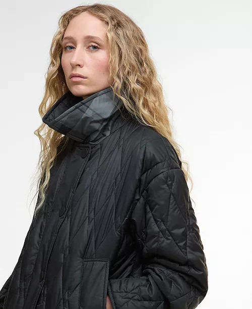 Women's Bernadette Collared Quilted Jacket | Macy's