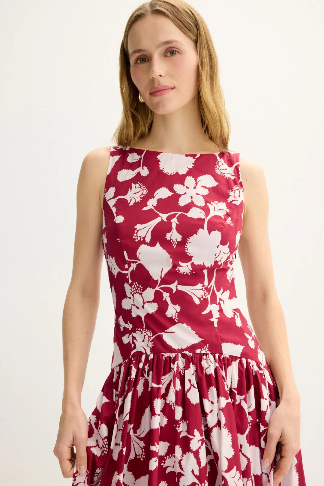 Jewel x Badgley Mischka Hayden Floral Drop Waist Maxi Dress | Rent the Runway