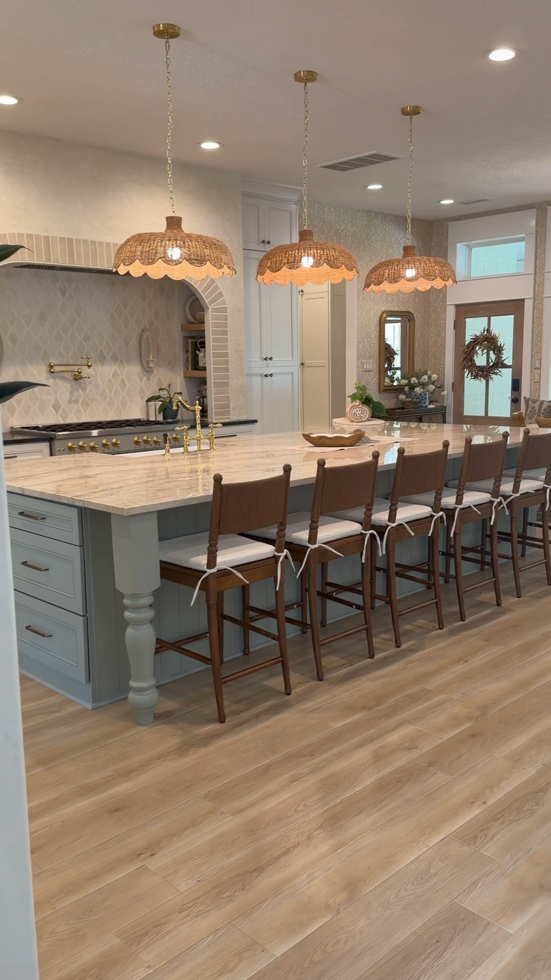 A little kitchen refresh that made SUCH a difference 🤎

I had the original Walmart barstools for years and truly loved them… but ever since adding my dark vintage hutch to the dining room, I’ve been wanting to bring in a little more warmth + darker tones throughout the space.

The problem? We need SIX barstools, and buying six pretty stools can get $$$ QUICK. 😅

These new ones from Walmart have that designer look I was after without the designer price tag — and I’m loving how much more cohesive the kitchen feels now! I actually got ALL SIX for the price of one of the actual designer stools!!!!

Now… how long do you think it’ll take me to remove the little stickers? 😂

Say SHOP and I’ll send you the link! 🤎