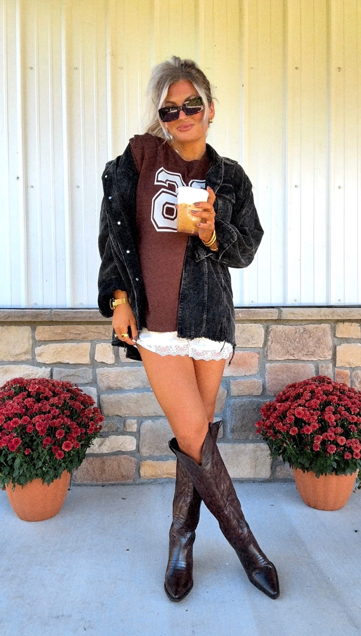 Wearing an XL tee and small shorts 🤎

#LTKHoliday #LTKFindsUnder50 #LTKGiftGuide