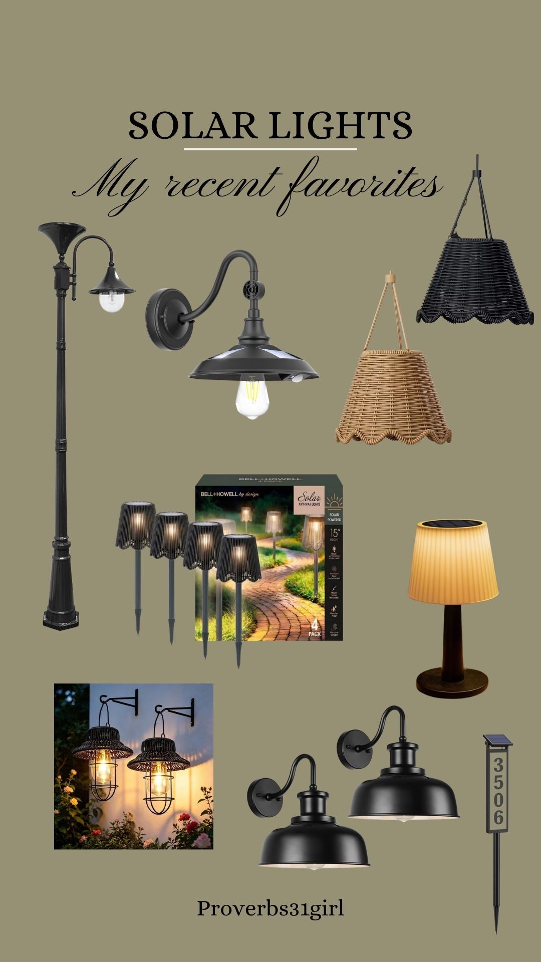 My recent favorite solar lights!