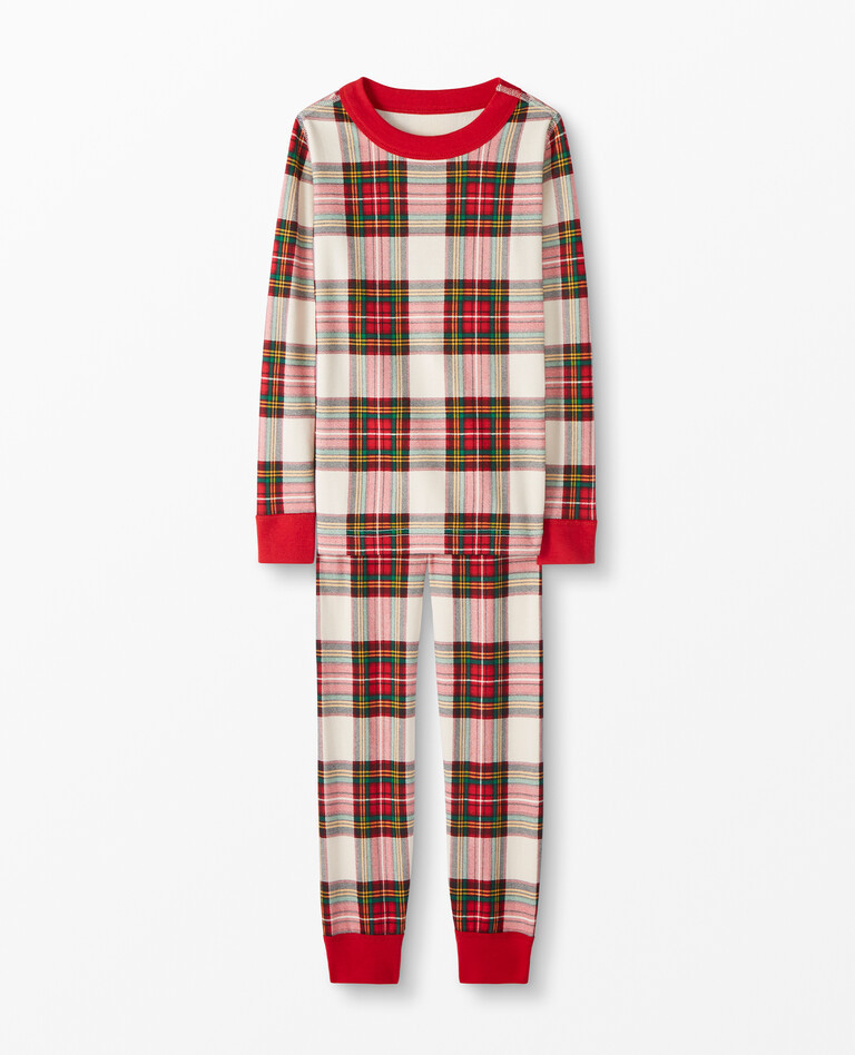 Holiday Print Long John Pajama Set | Hanna Andersson