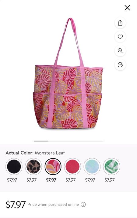 Yay! 🥳 So excited that the mesh tote bags are back at  Walmart! They are super large and such great quality. The best part, the price! These totes are under $8! 

#LTKfindsunder50 #LTKhome #LTKtravel