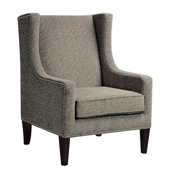 Colette Wing Chair - Gray | Target