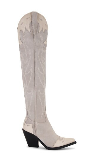 Free People Wild West Thigh High in Light Grey. - size 8 | Revolve Clothing (Global)