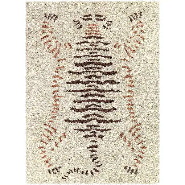 Maja Tiger Shag Area Rug - Bed Bath & Beyond - 39875057 | Bed Bath & Beyond
