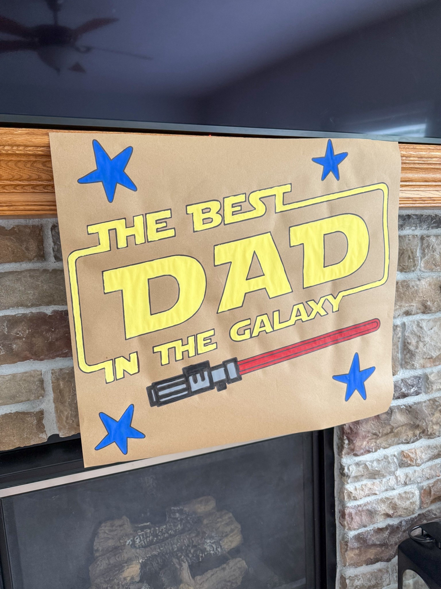 Painted Father’s Day Sign