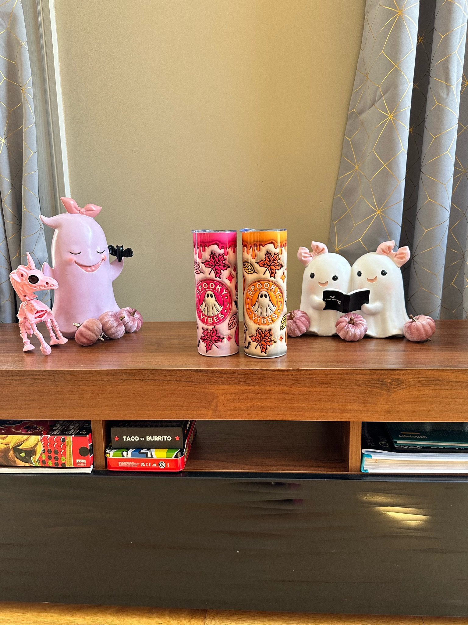 🎃🍁 Tumbler Showdown! 🍁🎃 

Check out these adorable Halloween tumblers! On the left, we've got the vibrant pink with playful pink drips and cute autumn leaves, giving all the "Spooky Vibes." On the right, the warm orange tumbler embraces those cozy fall hues, perfect for sipping pumpkin-spiced drinks. 

Both are perfect for adding a festive touch to your spooky season! Which one matches your Halloween spirit? Let us know below! 👻✨

#HalloweenVibes #TumblerLove #SpookySeason

#LTKKids #LTKSeasonal #LTKFamily