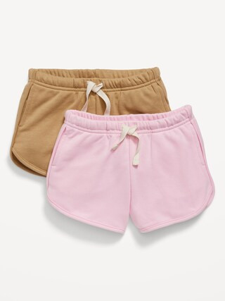 Functional Drawstring French Terry Pull-On Shorts for Toddler Girls | Old Navy (US)