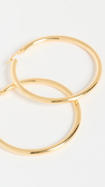 Tubular Large Hoops | Shopbop