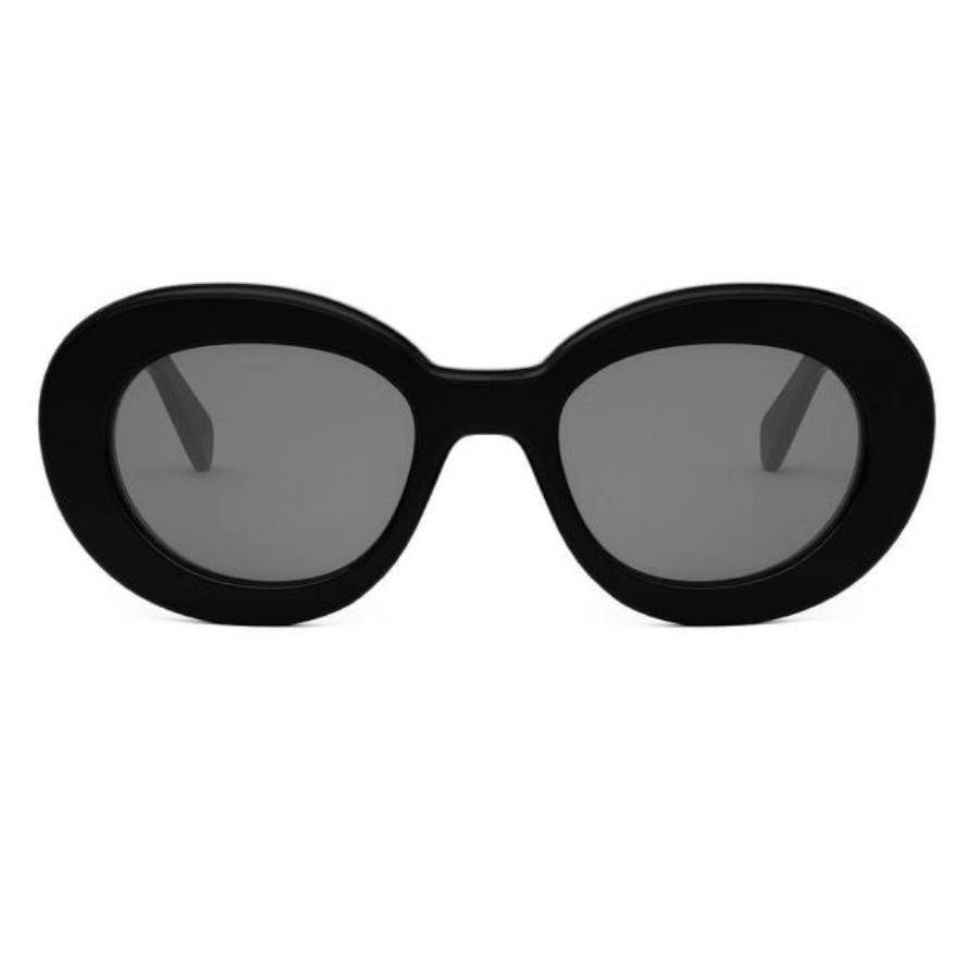 Celine Triomphe Grey Oval Ladies Sunglasses CL40312U 01A 53 | Jomashop.com & JomaDeals.com