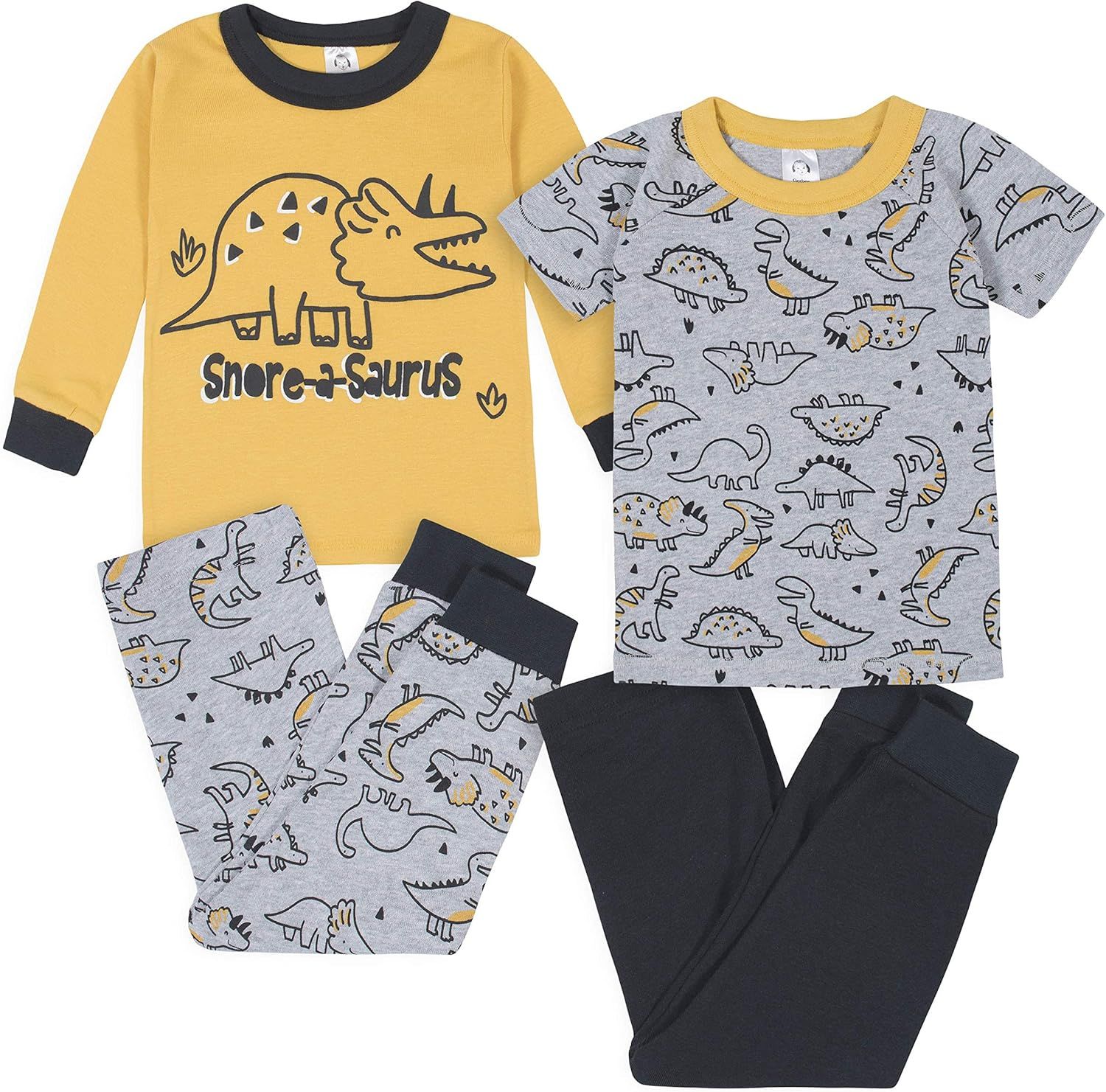 Gerber Baby Boys' 4-Piece Pajama Set | Amazon (US)