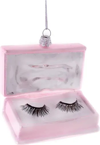 Cody Foster & Co. Fake Eyelashes Glass Ornament | Nordstrom | Nordstrom