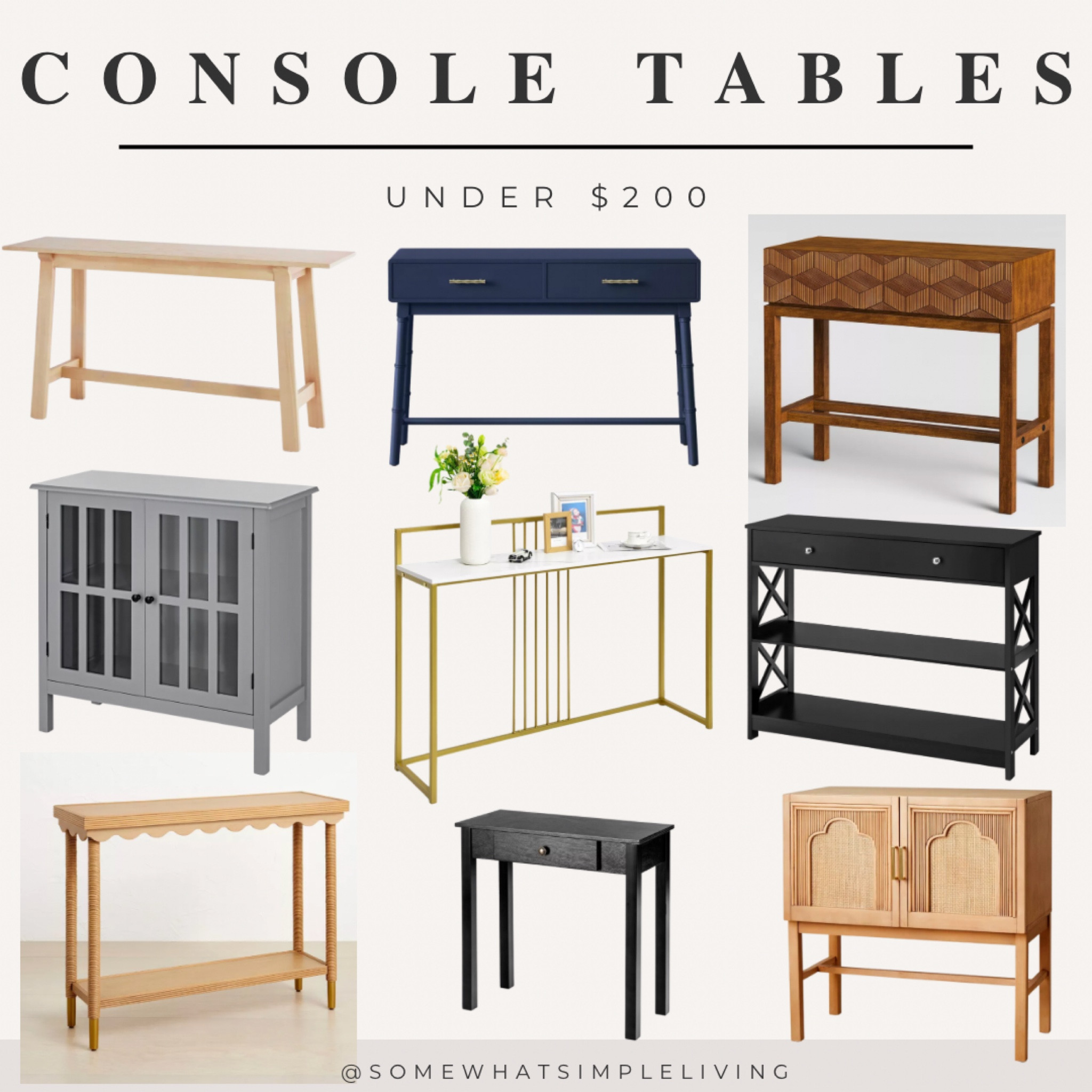 Lots of console tables for 30% off at Target this week! Here are some of my favorites! 

#LTKhome