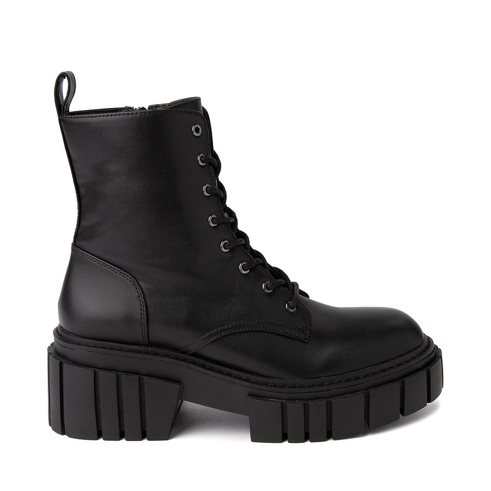 Womens Madden Girl Primo Platform Combat Boot - Black | Journeys