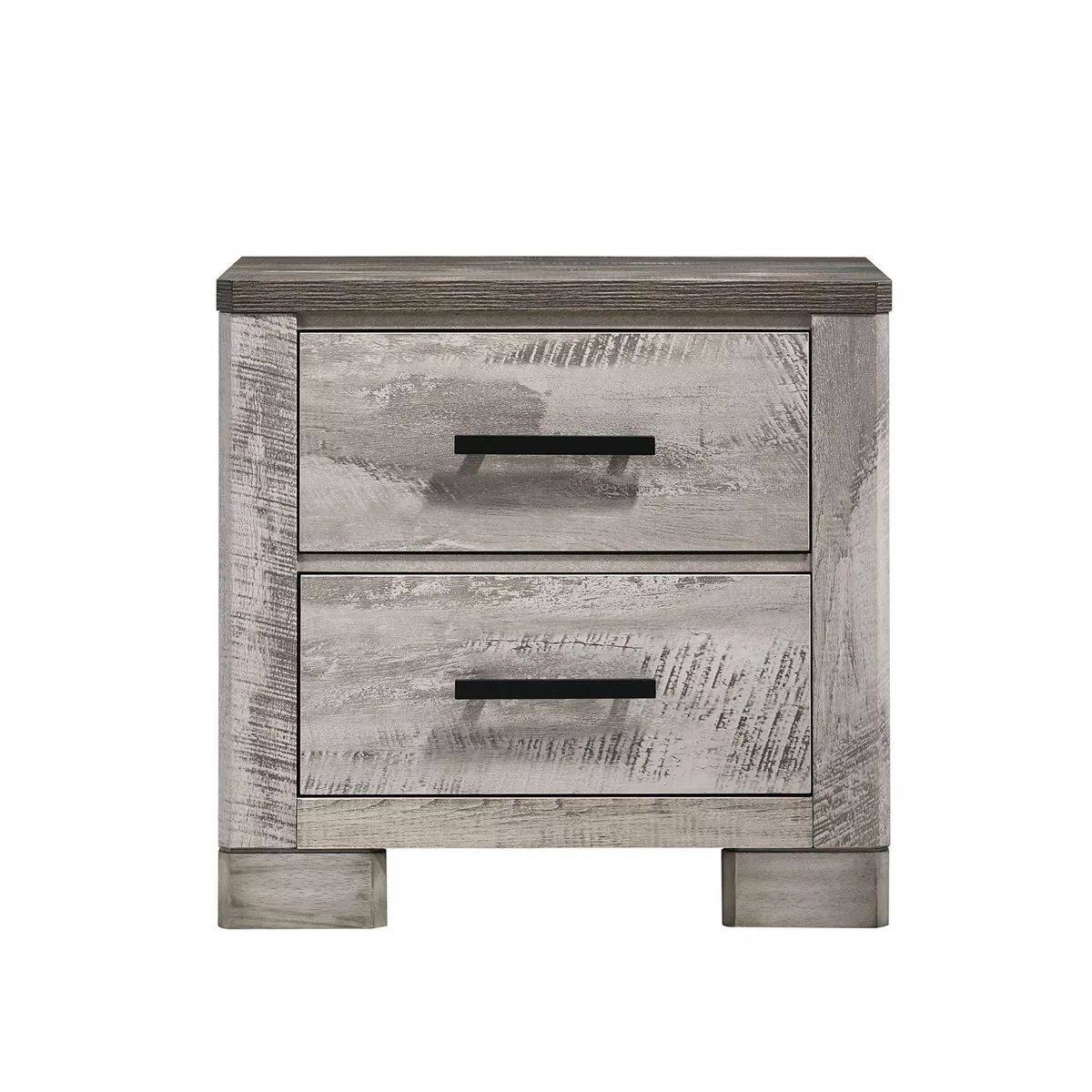 Adam 2 Drawer Nightstand Gray - Picket House Furnishings | Target