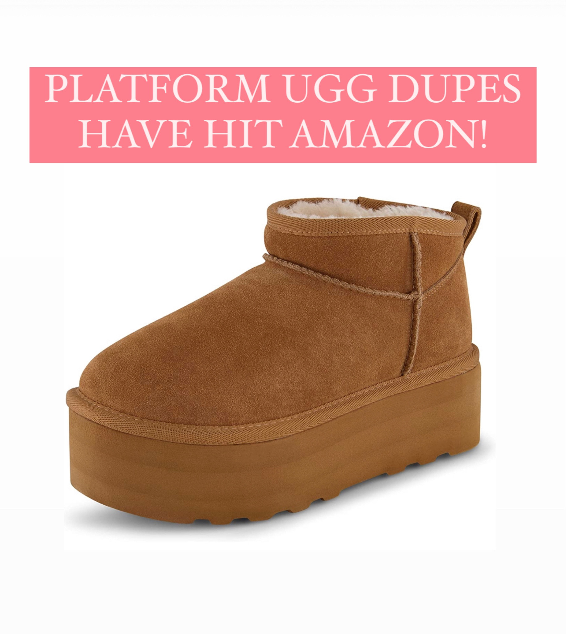 Platform Ugg Dupes on Amazon 

#LTKSeasonal #LTKHoliday #LTKGiftGuide