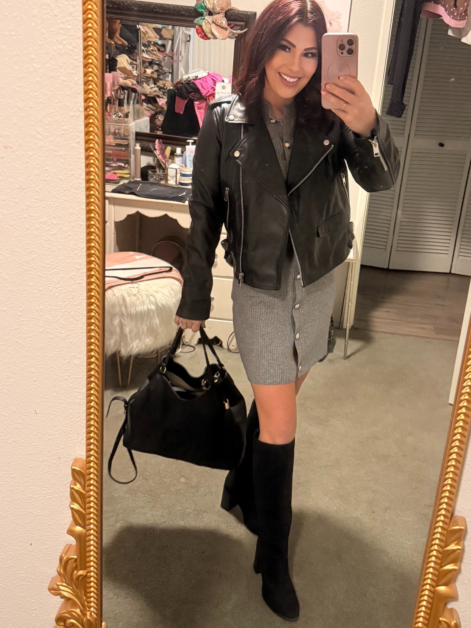 Winter Work Outfit 🖤🩶

#LTKootd #LTKWorkwear #LTKPetite