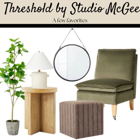Studio McGee Threshold Target New Home Decor Home Styling Green Furniture Velvet Chair Round Mirror

#LTKhome #LTKunder100 #LTKFind