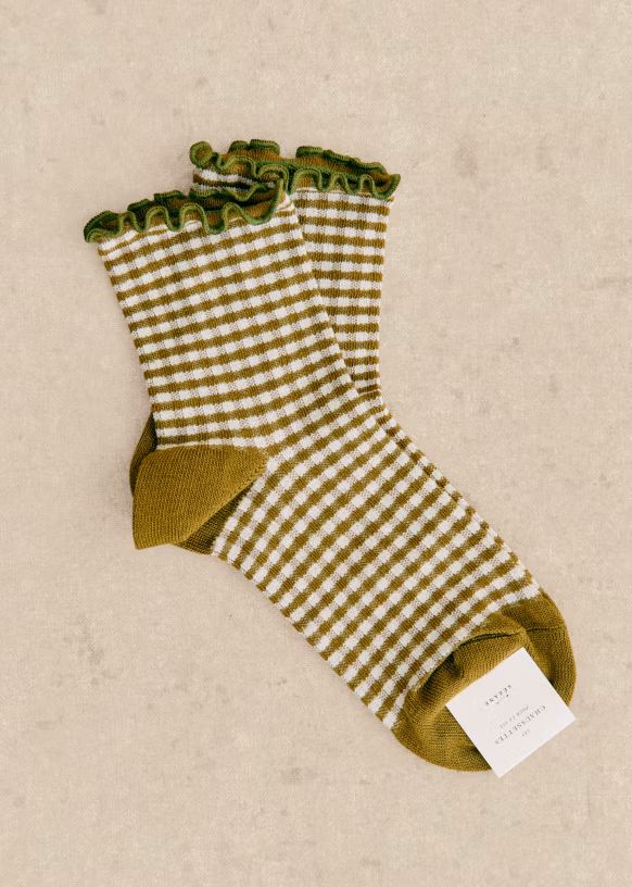 Vichy socks | Sezane Paris