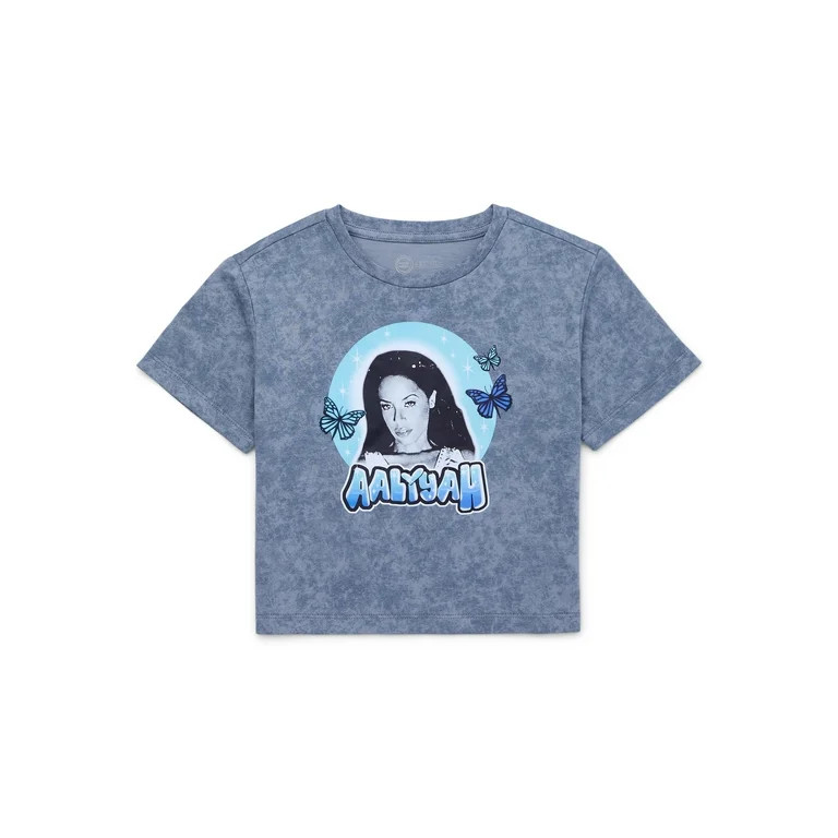 Wonder Nation Girls Aaliyah Tee, Sizes 4-18 & Plus | Walmart (US)