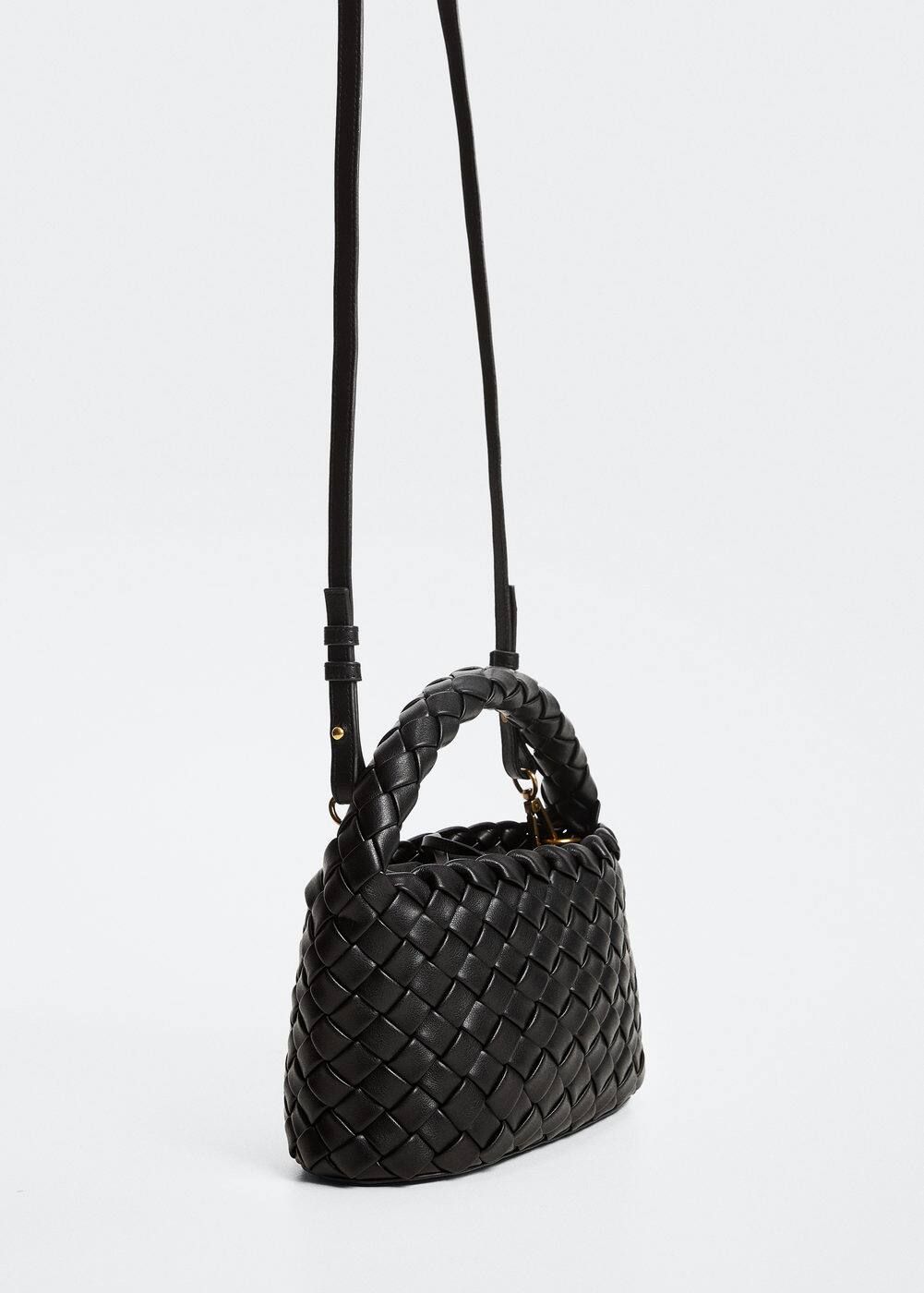 Braided design bag -  Women | Mango USA | MANGO (US)