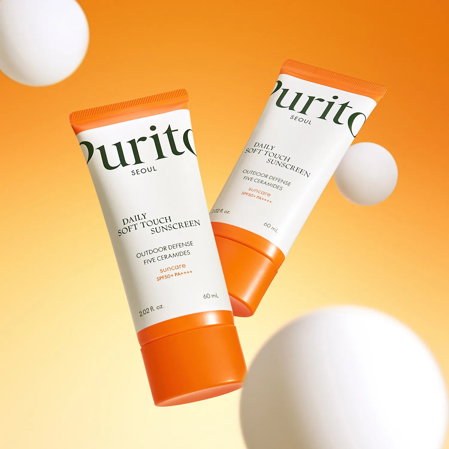 Purito Seoul Daily Soft Touch Sunscreen SPF50+ PA++++ 60mL | Olive Young Global