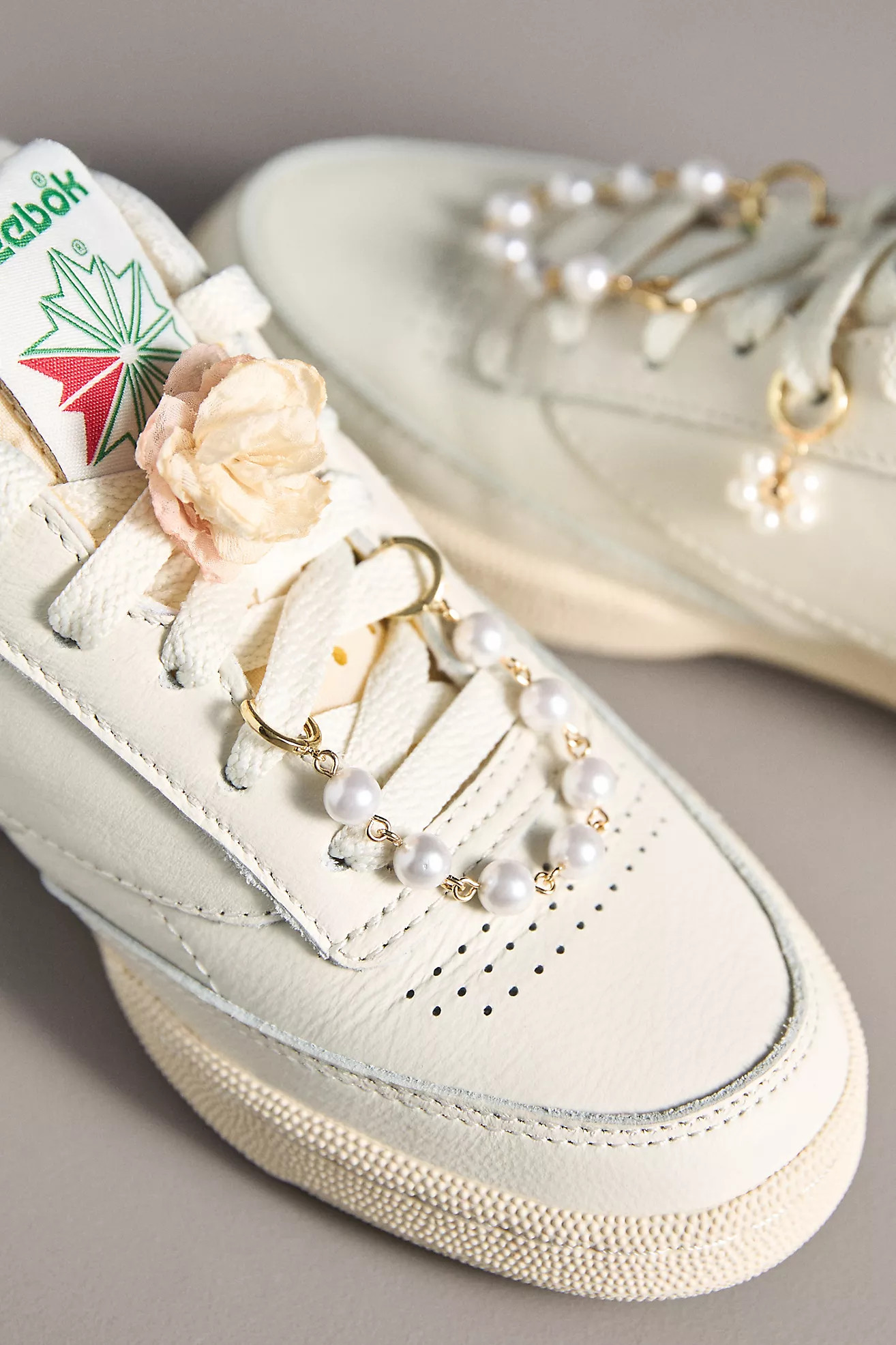 Pearl Flower Shoe Charm Set | Anthropologie (US)