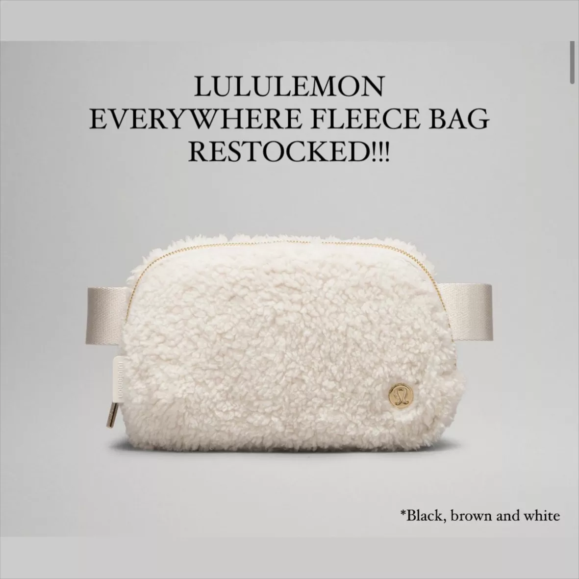 Everywhere Fleece Belt Bag curated on LTK