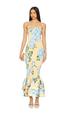 L'IDEE Ramblas Dress in Fleur Bleue from Revolve.com | Revolve Clothing (Global)
