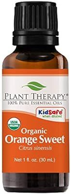 Plant Therapy Orange Sweet Organic Essential Oil 100% Pure, USDA Certified Organic, Undiluted, Na... | Amazon (US)