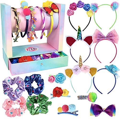 Create Your Hair Fashion Arts Craft Girls - Craft Display Drawer Storage Stand - Stylish Hair Acc... | Walmart (US)
