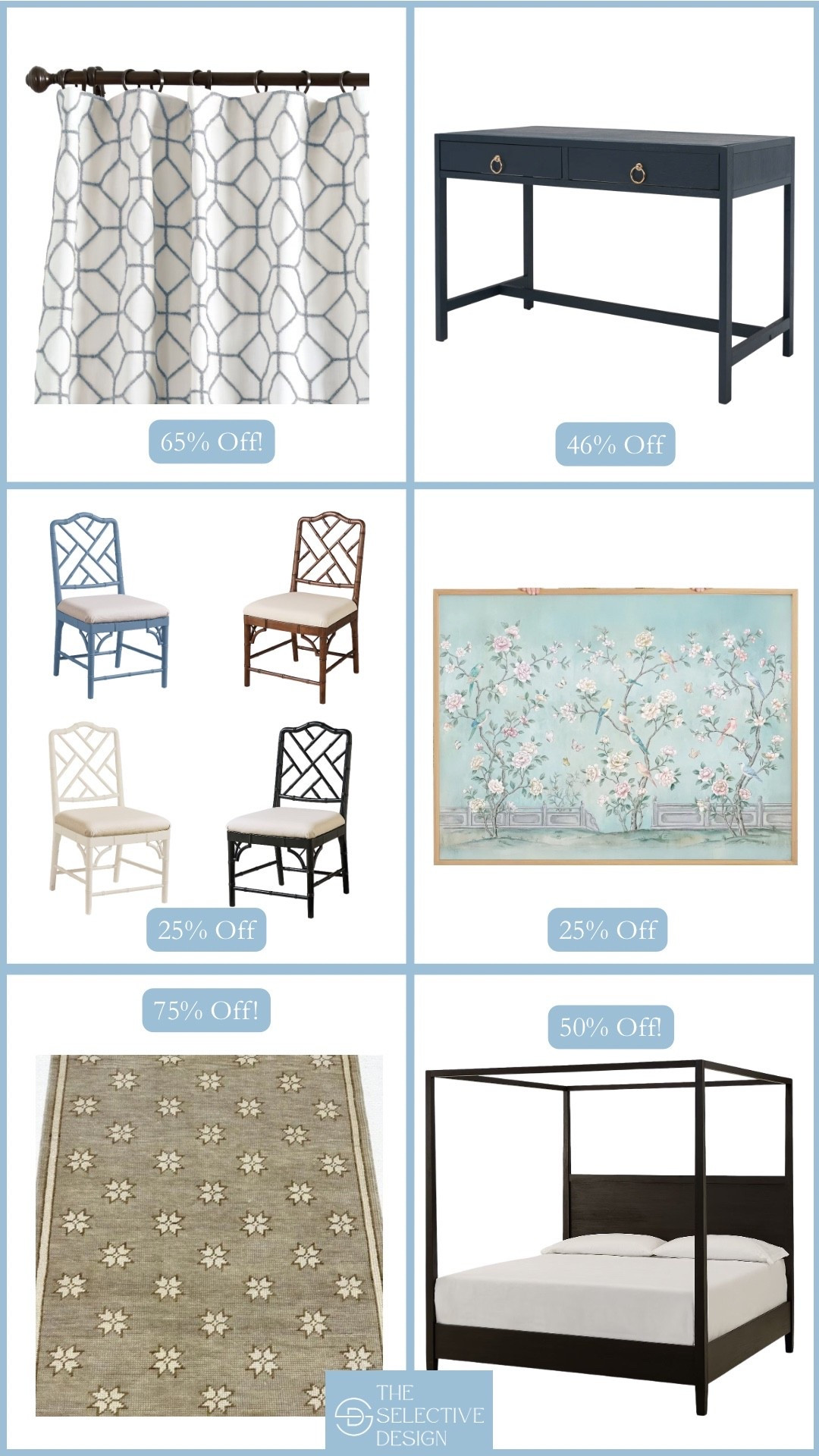 Loving these classic grandmillennial home decor finds on sale! So many great pieces for a classic home at affordable prices! Perect for a grandmillennial living room design! 

Home decor on sale | furniture on sale | oushak rug on sale | chinoiserie art | bamboo dining chair | navy desk 

#LTKSaleAlert #LTKHome