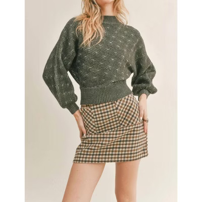 Women's Lilith Plaid Mini Skirt - SAGE THE LABEL XS | Target