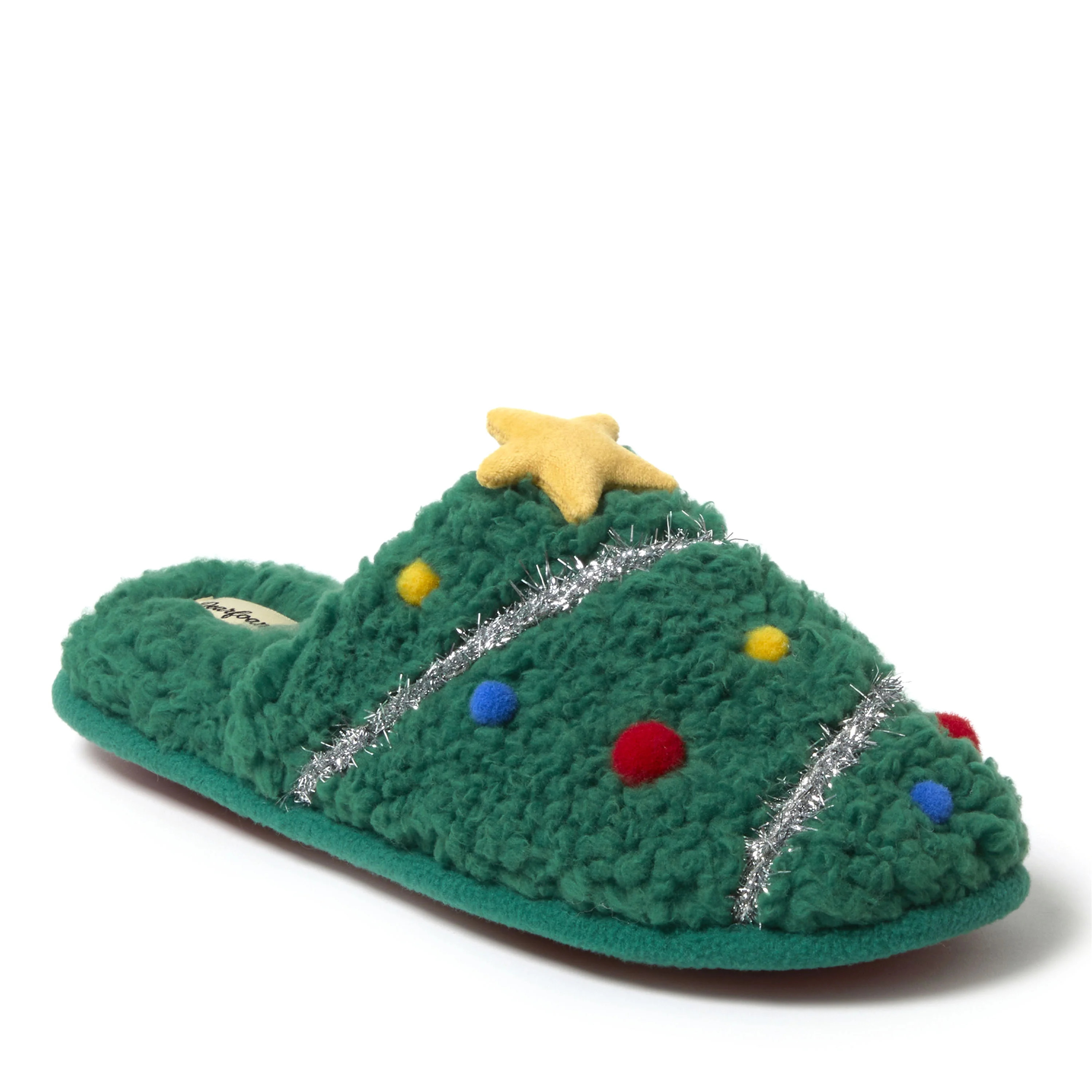 Dearfoams Unisex Novelty Holiday Christmas Scuff Slipper | Walmart (US)